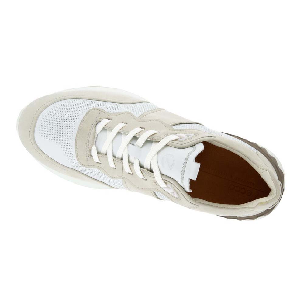 Ecco Astir Retro Joggesko Herre Beige Hvite | NO 597FDN